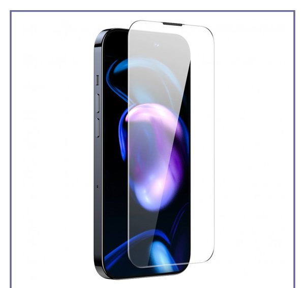 پک دوتایی گلس تمام صفحه Iphone 14 Pro max بیسوس