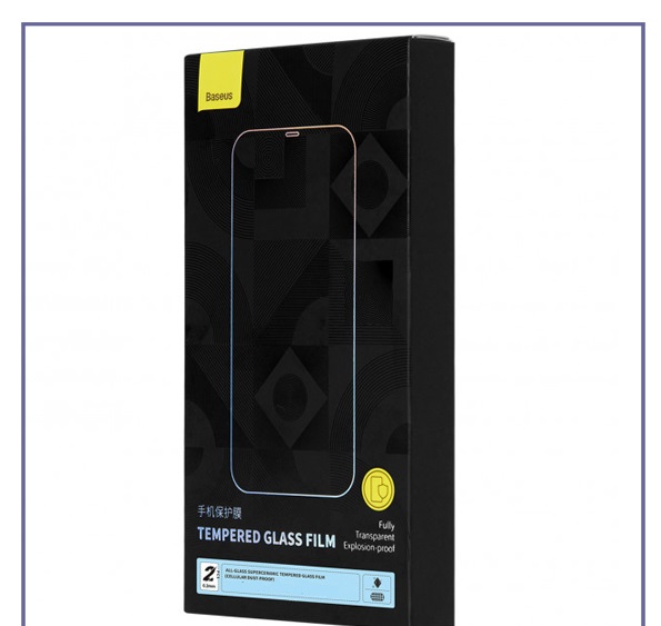 پک دوتایی گلس تمام صفحه آیفون بیسوس SGBL170002