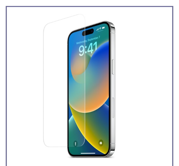 پک دوتایی گلس تمام صفحه Iphone 14 Pro بیسوس