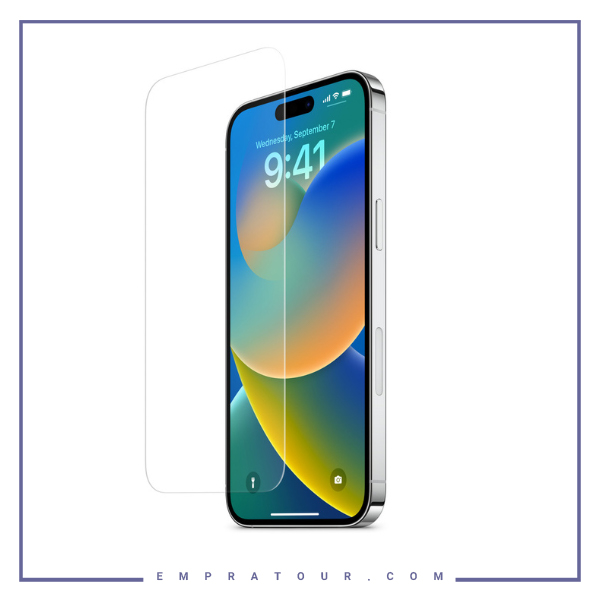 پک دوتایی گلس تمام صفحه آیفون بیسوس Baseus Tempered Glass Superceramic Iphone 14 Pro SGBL210102