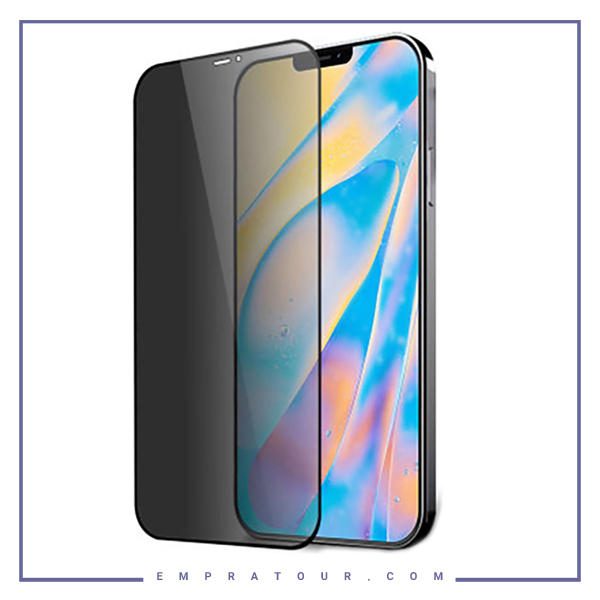 پک دوتایی گلس حریم شخصی تمام صفحه آیفون بیسوس SGBL190002
