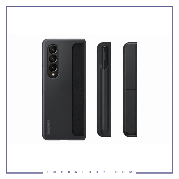 پک اصلی کاور هوشمند با قلم سامسونگ Samsung Standing Cover with Pen for Galaxy Z Fold4 EF-OF93P