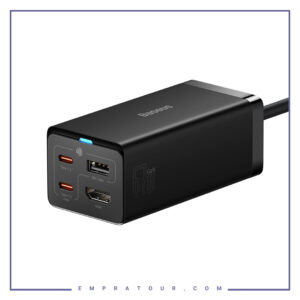 شارژر و چندراهی برق سوپر فست شارژ 67واتی بیسوس Baseus GaN 5 Pro Desktop CCGP110001