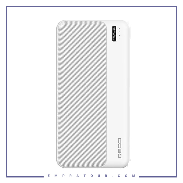 پاوربانک شارژ سریع 10000 میلی آمپر رسی Recci Power Bank 10000mah RPB-P26