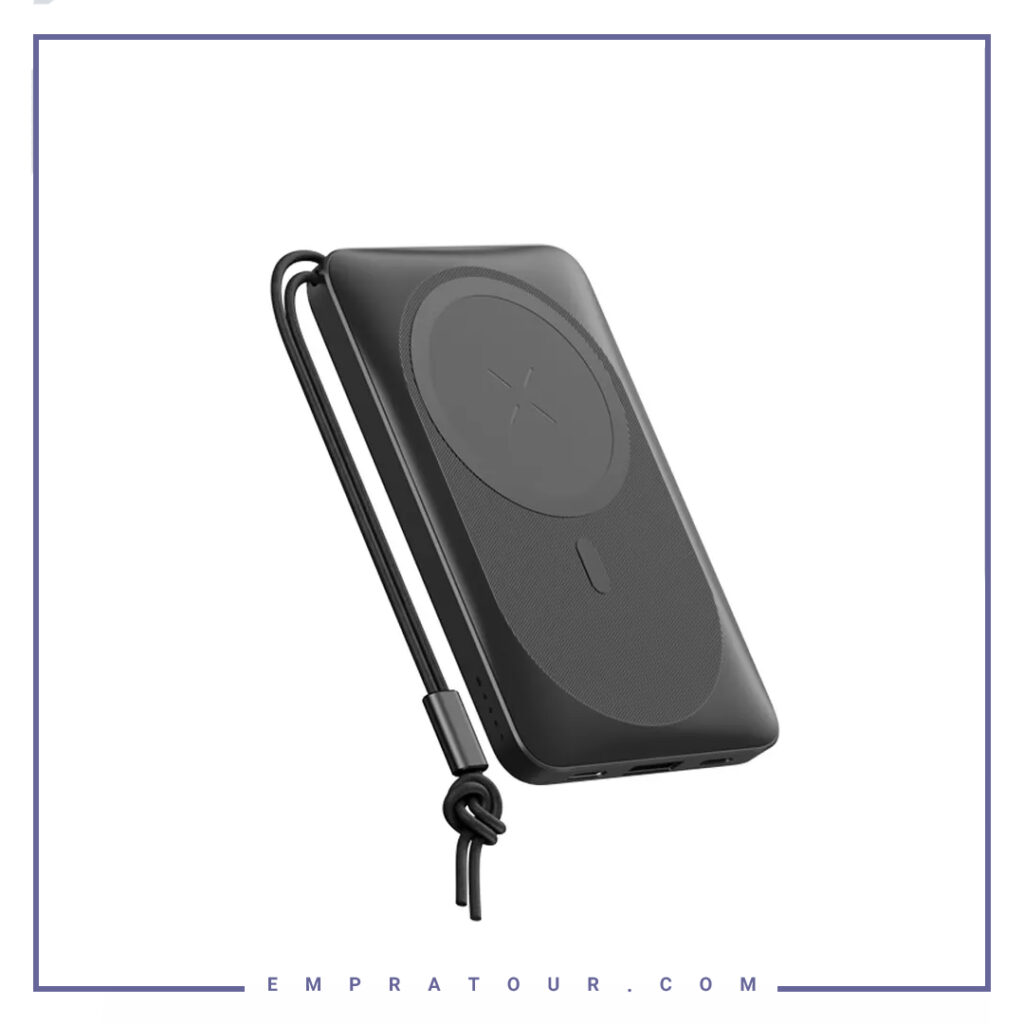 پاوربانک وایرلس 10000 راک Rock PowerBank Magnetic Wireless P89