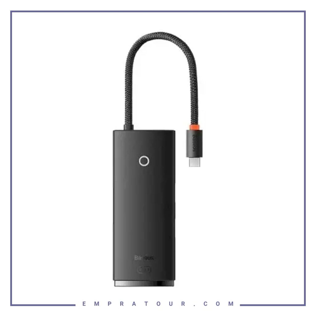 هاب تایپ‌ سی 6 در 1 بیسوس Baseus Series 6-Port Type-C HUB WKQX050101