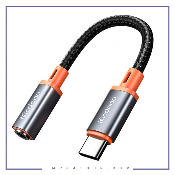 کابل تبدیل تایپ سی به AUX (جک 3.5 میلیمتری) مک دودو Lite McDoDo Audio Cable Type-C To DC 3.5 CA-7561