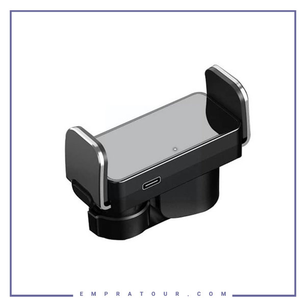 هولدر هوشمند برقی دریچه کولری راک Rock Electric Air Outlet  In-car Hhone Holder RPH0979