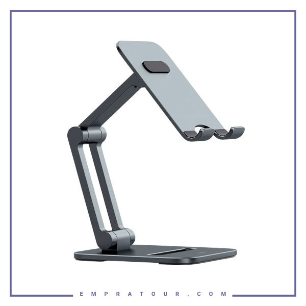 هولدر موبایل رومیزی بیسوس  Baseus Desktop Biaxial Foldable Metal Stand LUSZ000013