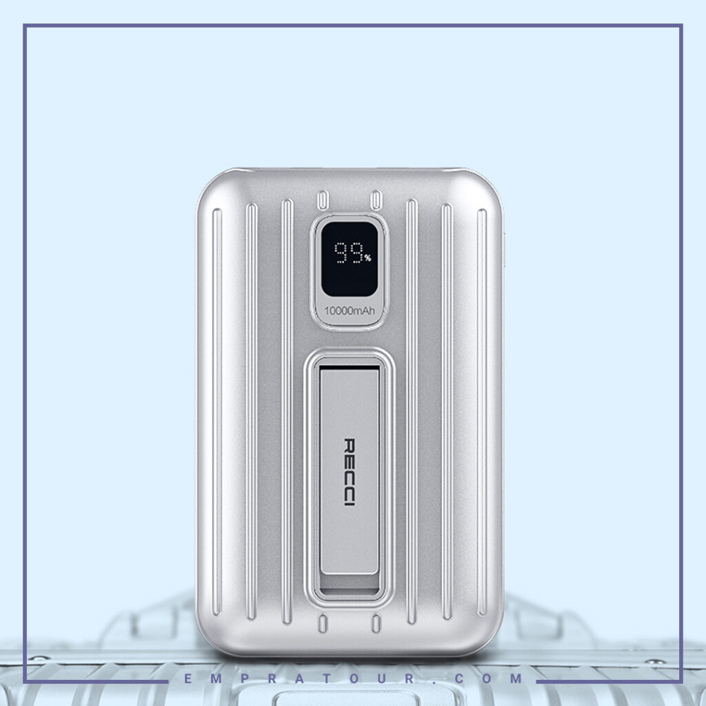 پاوربانک وایرلس 10000 رسی Recci Magnetic Charging Powerbank 22.5W RPB-P23