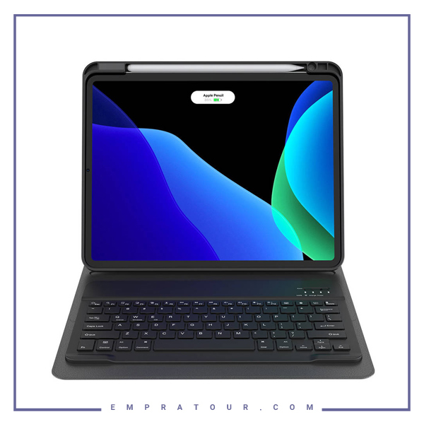 کیس سیلیکونی به همراه کیبورد آیپد پرو 11 بیسوس Baseus Brilliance keyboard case iPad Pro 11 “(2018/2020/2021) / iPad Air 4 / Air 5 10.9” ARJK000013