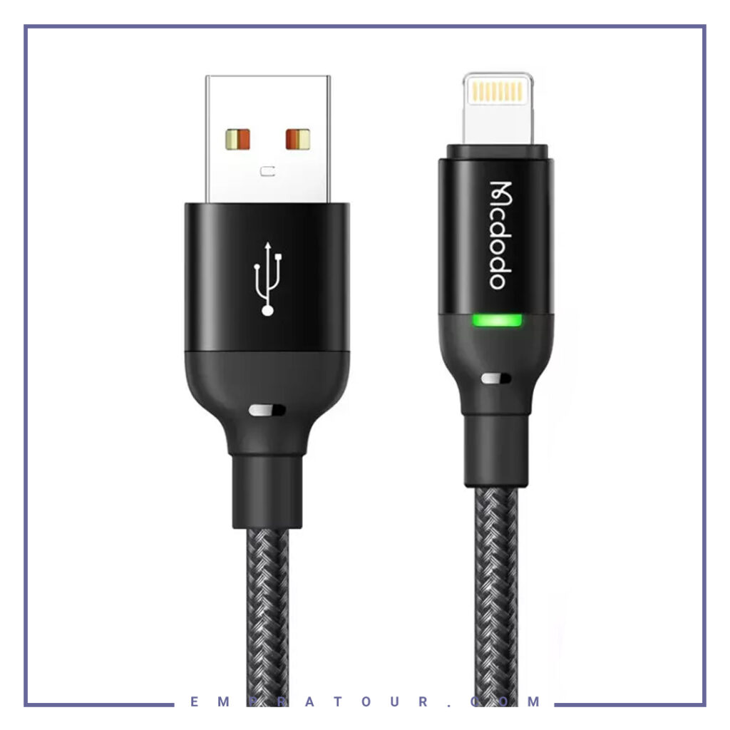 کابل لایتنینگ 1.2 متری مک دودو Mcdodo Lightning Data Cable CA-2700