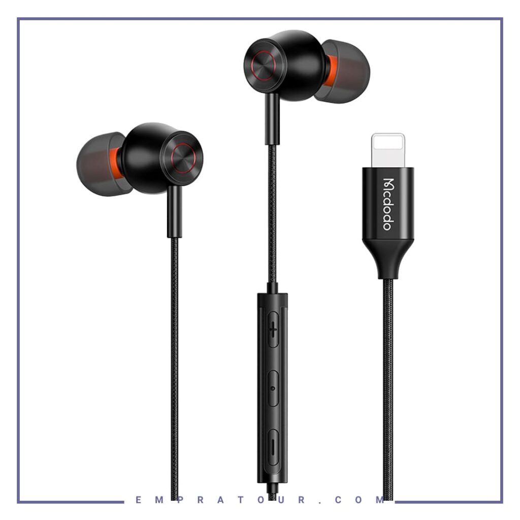 هندزفری سیمی لایتنینگ مک دودو Mcdodo Stereo Earphone Lightning HP-3480
