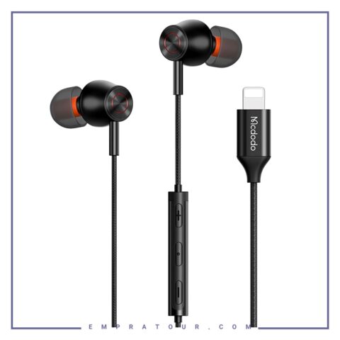هندزفری سیمی لایتنینگ مک دودو Mcdodo Stereo Earphone Lightning HP-3480