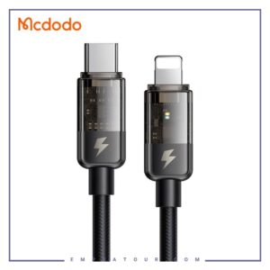 کابل قطع کن دار تایپ سی به لایتنینگ 1.2 متری مک دودو Mcdodo Auto Power Off Type-C To Lightning CA-3160