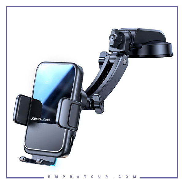 هولدر و شارژر وایرلس رو داشبوردی جویروم Joyroom Auto Match Wirelees Car Charger Holder JR-ZS298