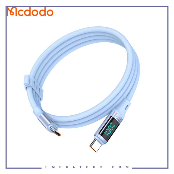 کابل شارژ سریع 100 وات تایپ سی به تایپ سی مک دودو  MCDODO DIGITAL HD CA-194