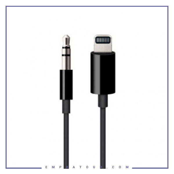 کابل تبدیل لایتنینگ به AUX طول 1 متر کوتتسی Coteetci Lightning To 3.5 Audio Cable CS8855