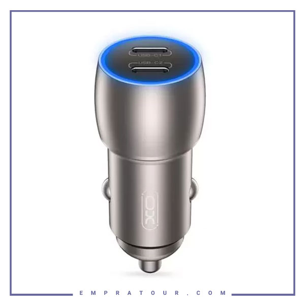 شارژ فندکی دوپورت 40 وات ایکس او XO-CC51 PD Car Charger