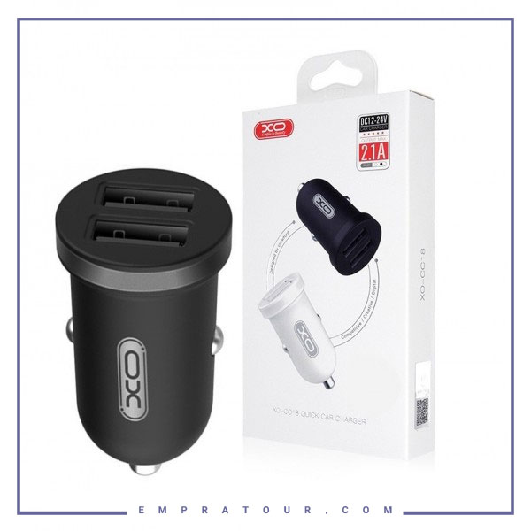 شارژر فندکی دوپورت ایکس او XO-CC18