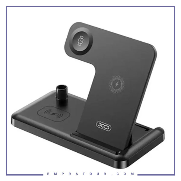 شارژر بی سیم رومیزی 4 کاره ایکس او XO-WX033 4 in 1 desktop wireless charger
