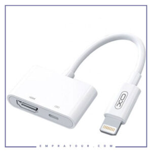 تبدیل لایتنینگ اتصال همزمان شارژر و HDMI ایکس او XO-HUB005 LIGHTNING TO HDMI