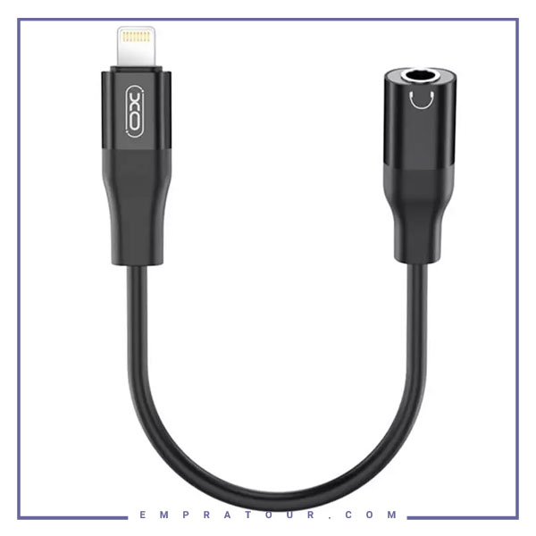 تبدیل جک 3.5 میلی‌متری به لایتنینگ ایکس‌او XO-NB181A Audio Lighting To 3.5mm