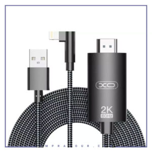 کابل لایتنینگ به اچ دی ام آی 1.8 متری ایکس او XO-GB008 HDMI To Lightning USB HD Adapter Cable