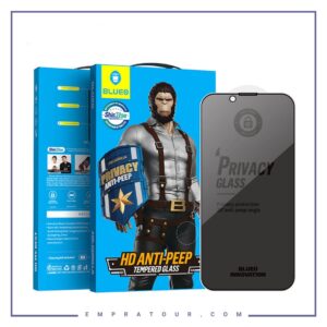 محافظ صفحه نمایش حریم شخصی بولوئو آیفون Blueo HD Anti-Peep Tempered Glass Iphone 13/13PRO/14