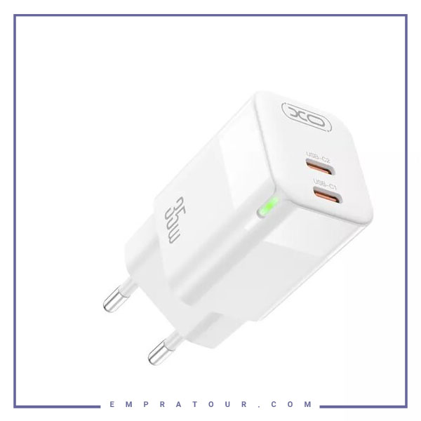 آداپتور شارژ دو پورت 35 وات ایکس او XO ADAPTER QUICK CHARGER XO-CE07