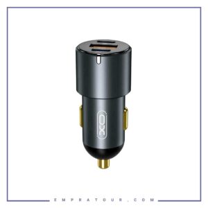 شارژر فندکی 3 پورت 65 وات ایکس او XO-CC45 DUAL PD CAR CHARGER
