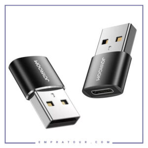 مبدل یو اس بی به تایپ سی جویروم Joyroom USB male to Type-C female adapter-2pcs S-H152