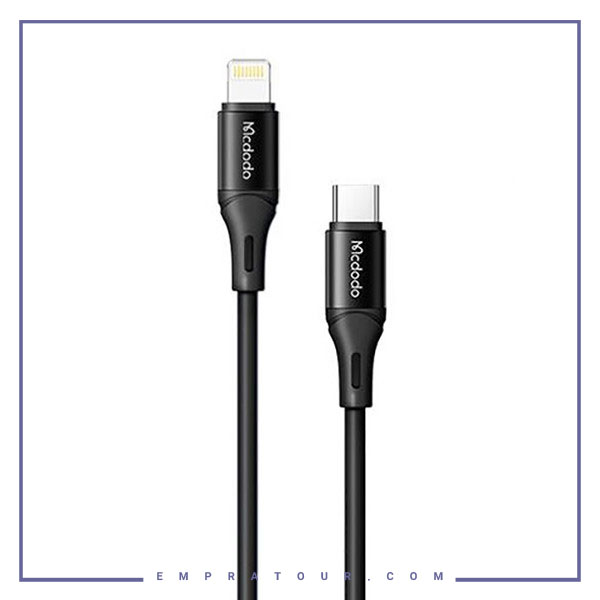کابل شارژ تایپ سی به لایتنینگ 20 سانتی مک دودو Mcdodo Type-C to Lightning PD Data Cable CA-1860