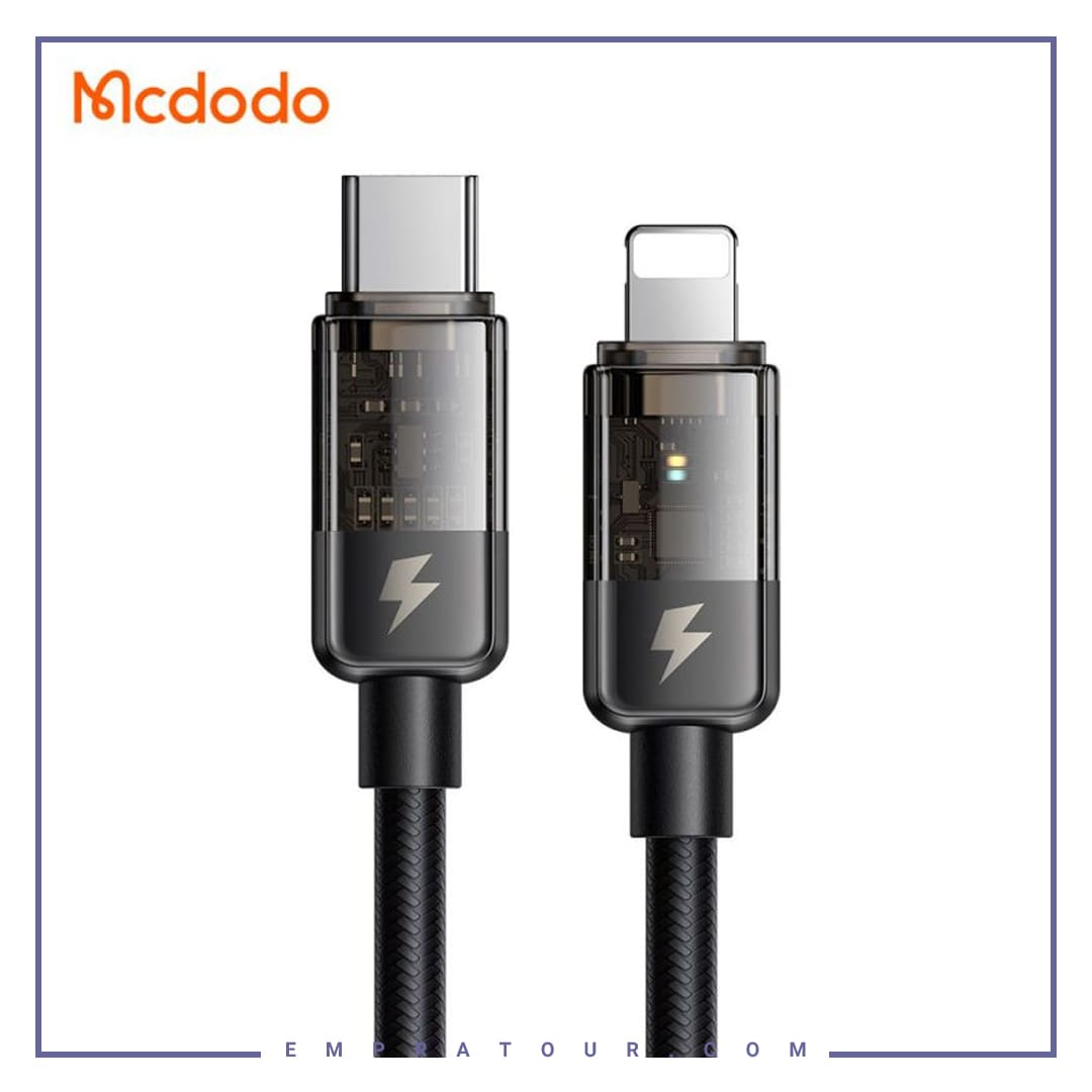 کابل قطع کن دار تایپ سی به لایتنینگ 1.8متری مک دودو CA-3161