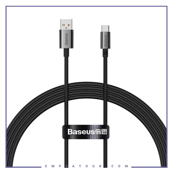 کابل شارژ تایپ سی 100وات 2 متر بیسوس Baseus Data Cable P10320102114