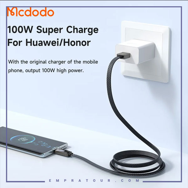 کابل شارژ تایپ سی 1.2 متر مک دودو CA-498