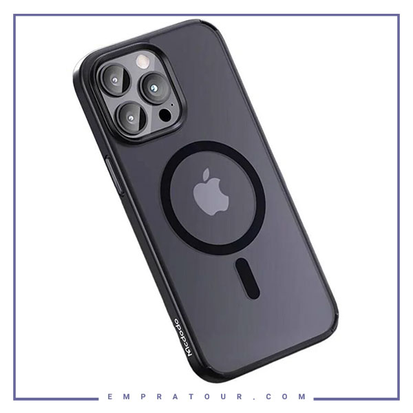 قاب محافظ نیمه شفاف مگ سيف مک دودو Mcdodo Iphone 15 Pro Magnetic Case PC-533