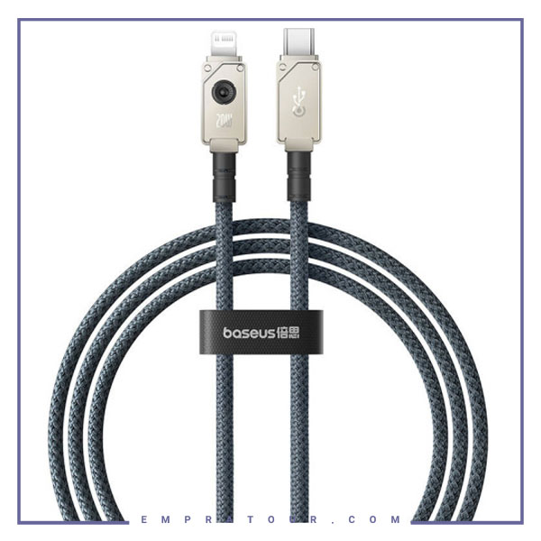 کابل شارژ تایپ سی به لایتنینگ 20 وات بیسوس Baseus Aramid Fiber Braiding Type C To Lightning Cable P10355803221