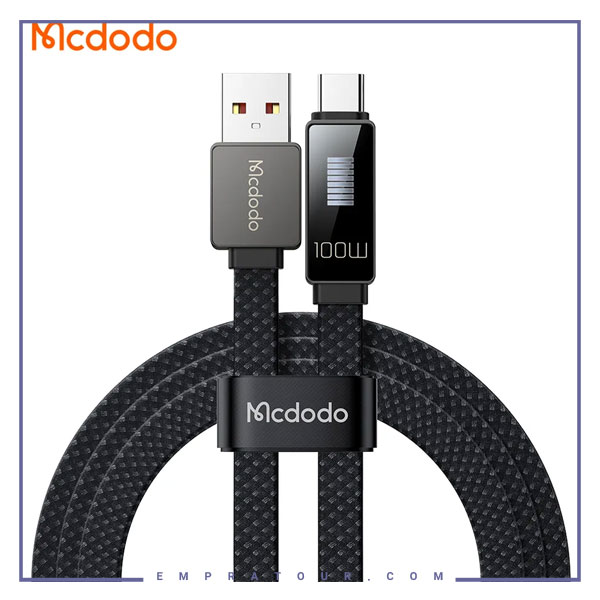 کابل شارژ تایپ سی 1.2 متر مک دودو Mcdodo PD100W Led Rhythm CA-498