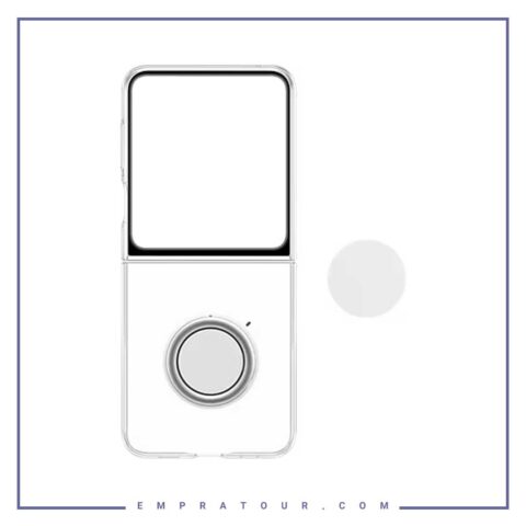 کاور شفاف سامسونگ Samsung Z Flip5 Clear Gadget Case (EF-XF731CTEGWW)