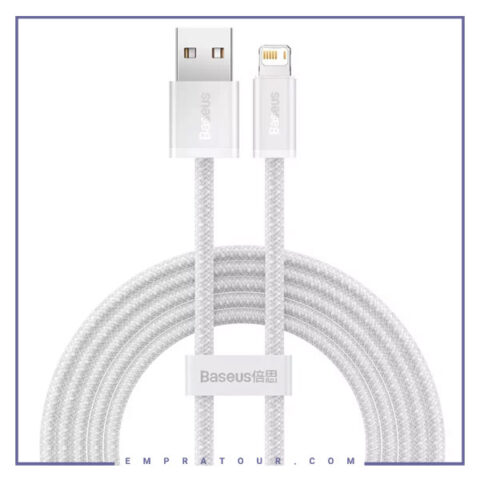 کابل شارژ لایتنینگ 1 متری بیسوس Baseus Dynamic Fast Charging Data Cable CALD000402