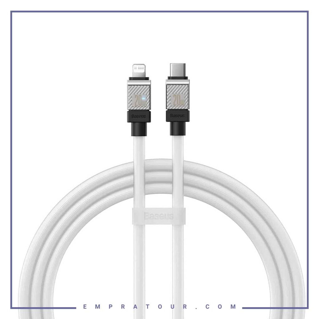 کابل شارژ تایپ سی به لایتنینگ بیسوس Baseus CoolPlay Series Fast Charging Cable Type-C to iPhone 20W