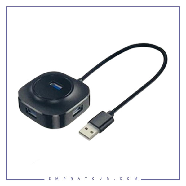 هاب یو اس بی چهار پورت کوتتسی Coteetci Universal 4in1 USB Hub 83007