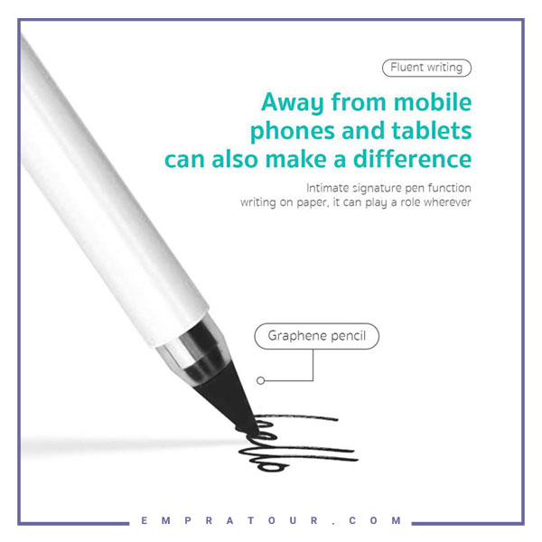 قلم لمسی دو سر کوتتسی 2IN1 capacitive pen 62003