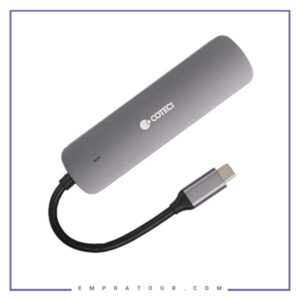 هاب 4 پورت تایپ سی کوتسی Coteci 4in1 USB Multiport Adapter 16008
