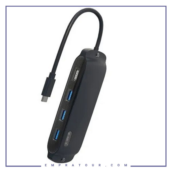 هاب 8 پورت تایپ سی کوتسی Coteci 8in1 USB-C Hub 16005