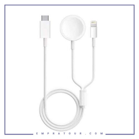 کابل شارژ سریع اپل واچ دوکاره کوتتسی Coteetci IWatch Charger PD Fast Charging Cable 26002