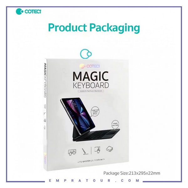 کیبورد مگنتی آیپد Coteci Magic Keyboard For Ipad 10 64012