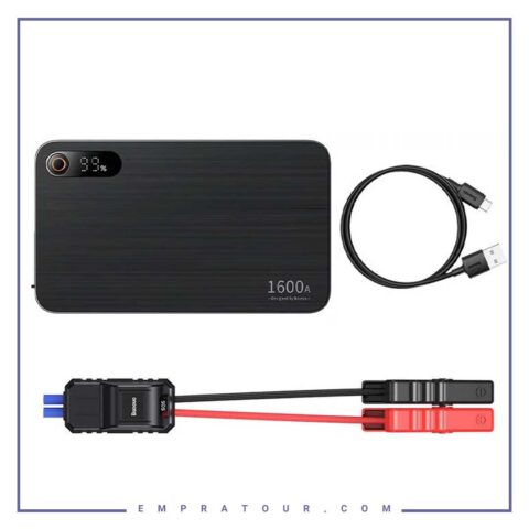 پاوربانک و جامپ استارتر خودرو 16000 میلی آمپر بیسوس Baseus Super Energy Pro CGNL070001