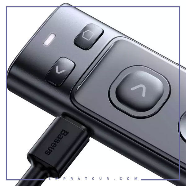 پوینتر و پرزنتر شارژی بیسوس نور سبز WKCD010013